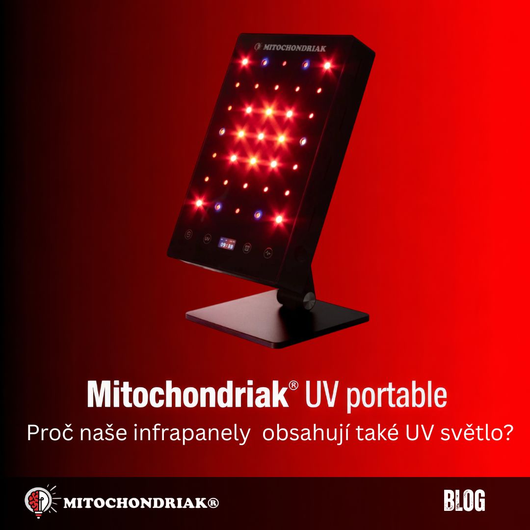 Proč naše infrapanely Mitochondriak® 3.0 UV portable obsahují také UV světlo